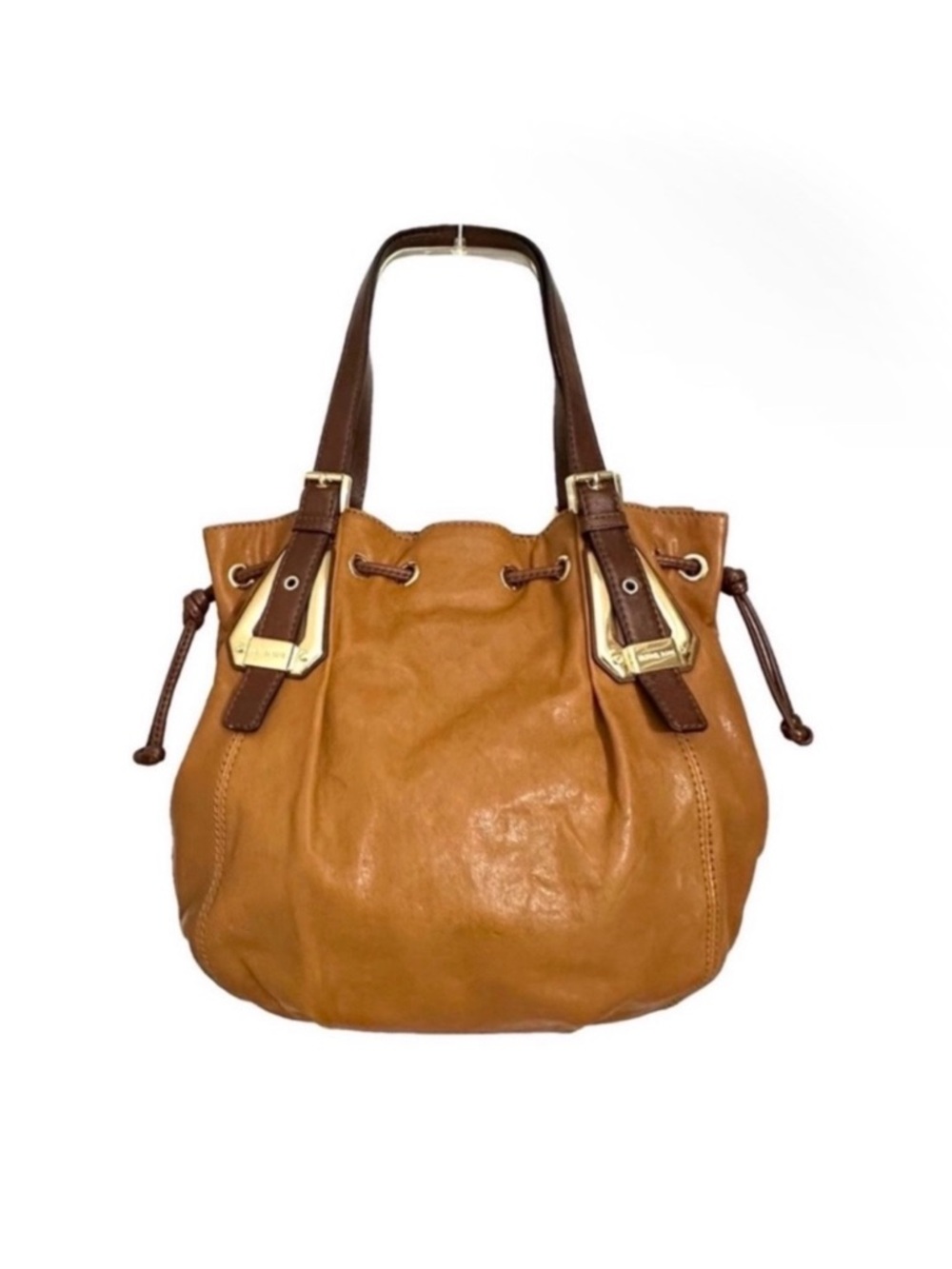 Michael Kors Rare Vintage Drawstring Leather